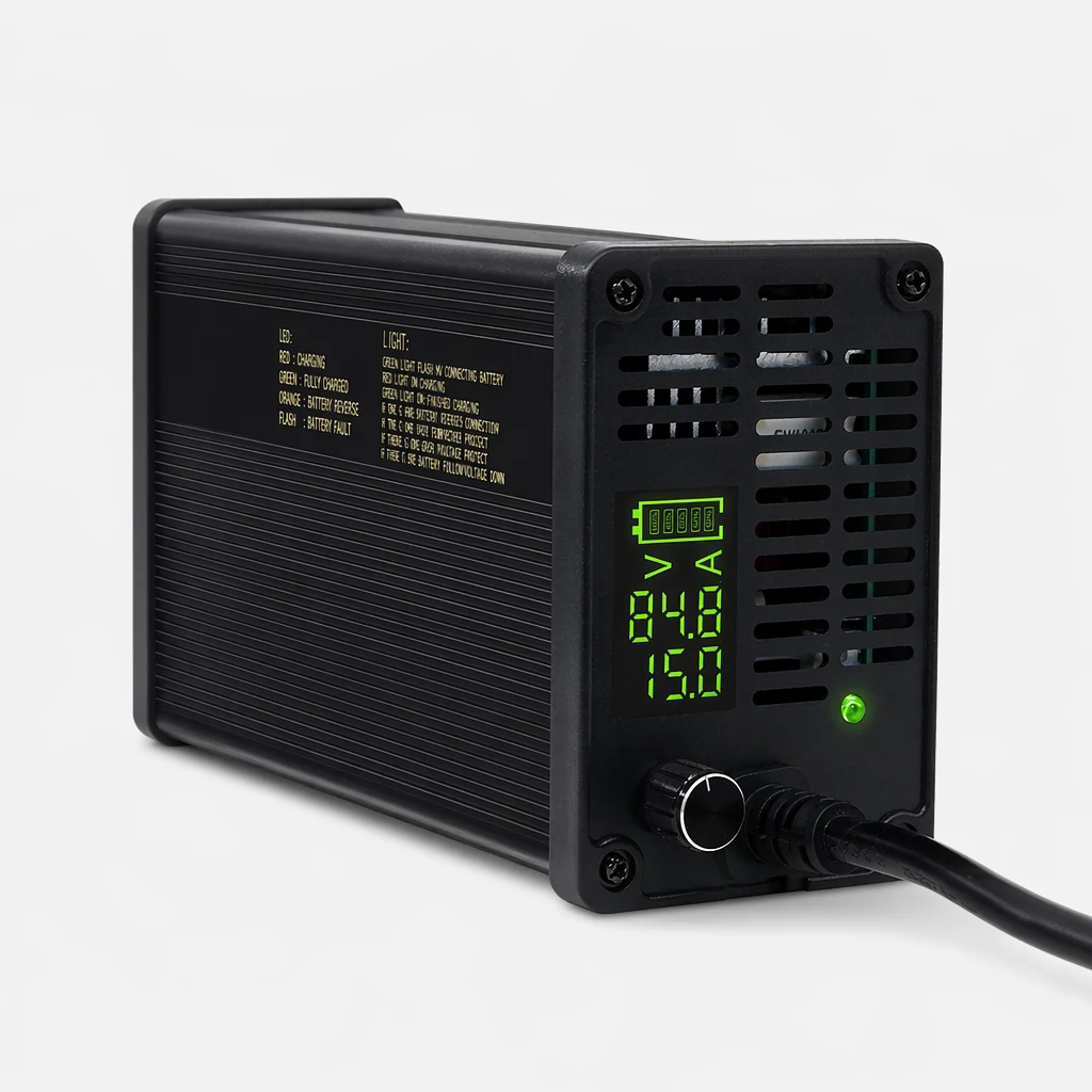 48V 15A intelligent adjustable super-fast Li-ion battery charger