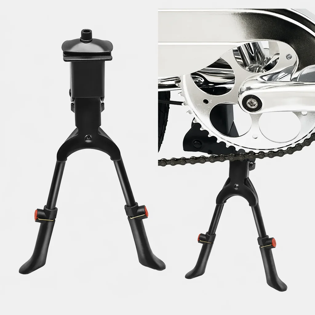 Double-Footed Delivery E-bike Kickstand