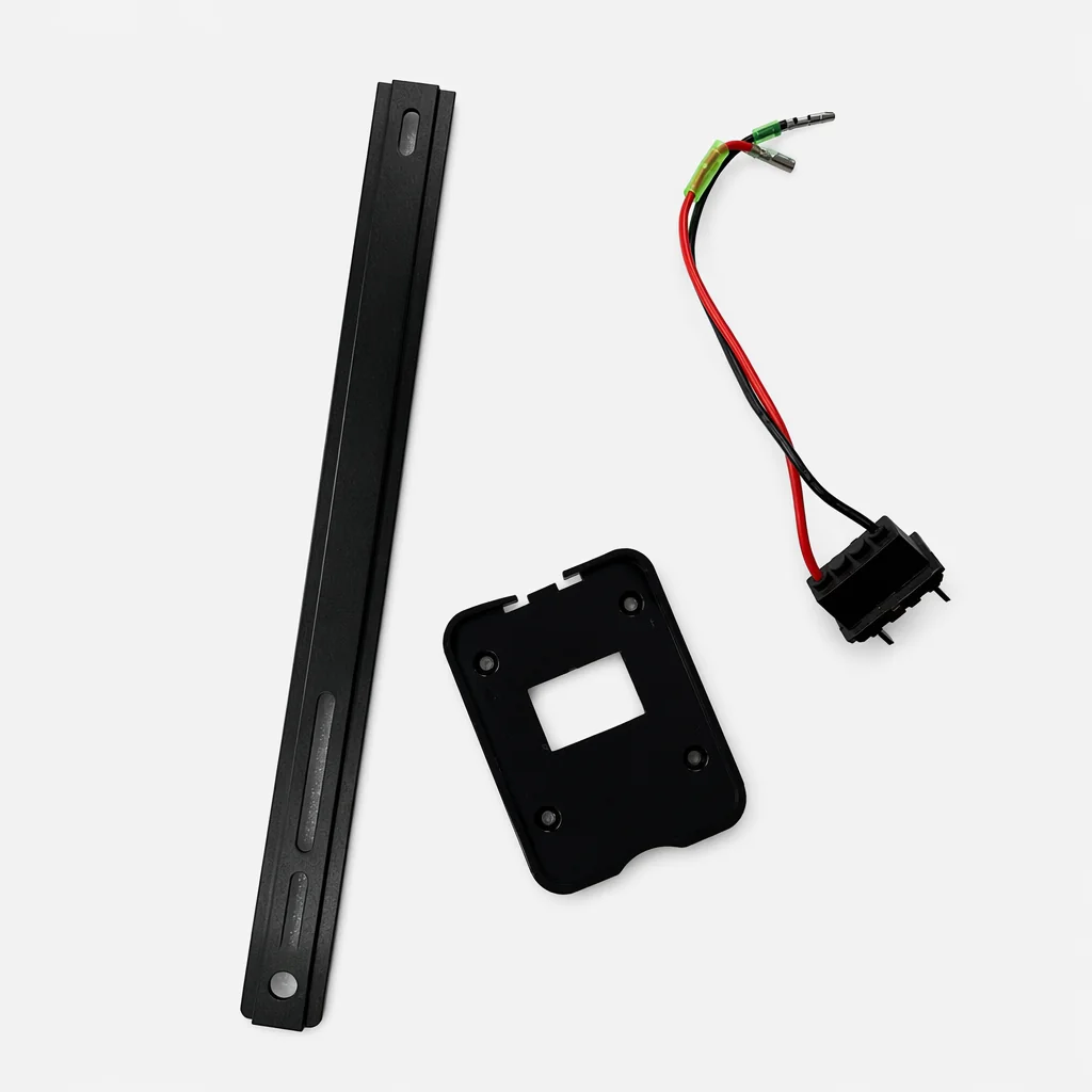 Silverfish battery rail and contact dock for e-bikes