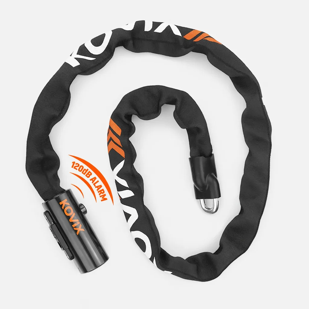 KOVIX 120dB Heavy-Duty Alarm Chain Lock