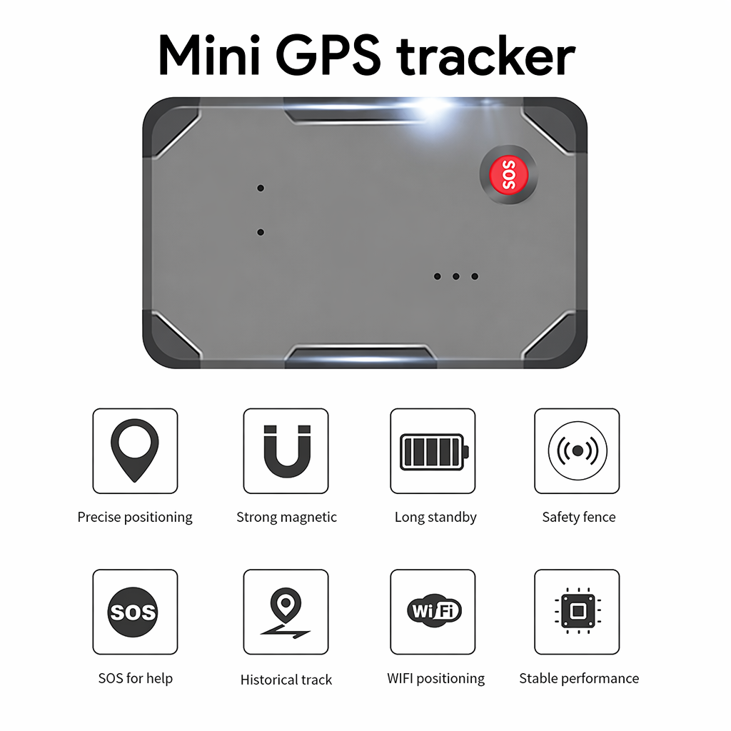 Mini 4G GPS tracker for vehicle and asset tracking