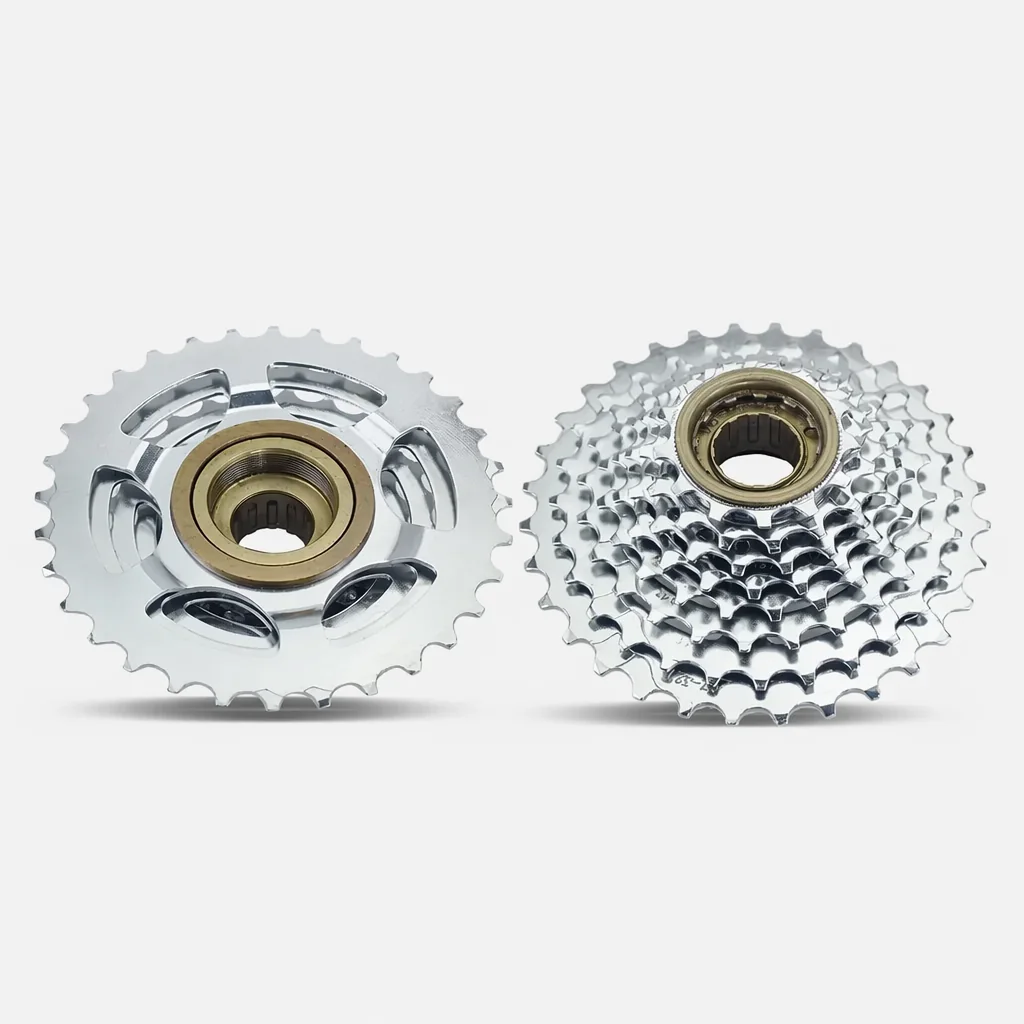 Universal 6 to 9 Speed Bicycle Freewheel Thread-On Steel Cassette